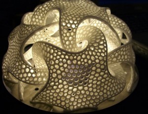 3D Printed Lamp - ABS Plastic