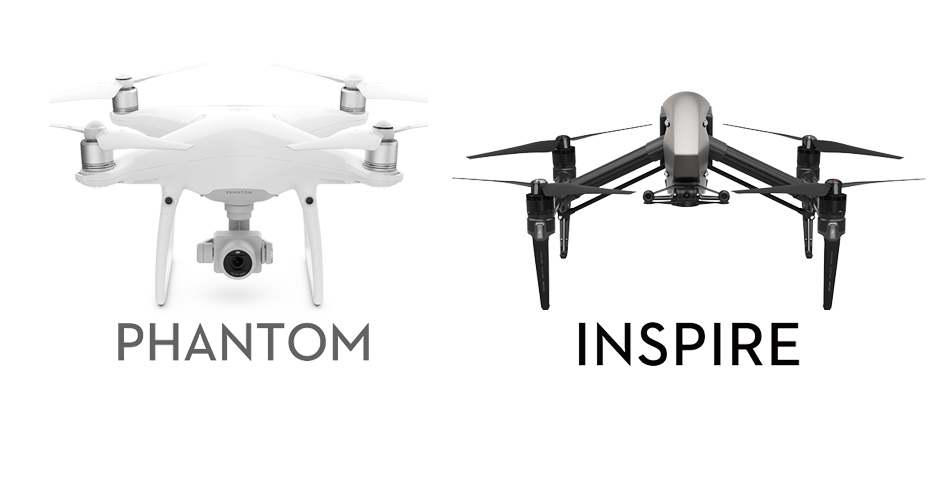 DJI Inspire vs Phantom Series Comparison