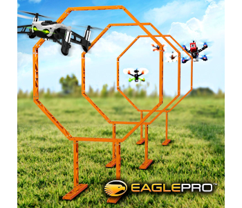 Quadcopter Drone Racing Obstacle Course