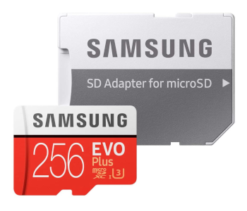 Samsung 256GB EVO Plus Class 10 MicroSDXC